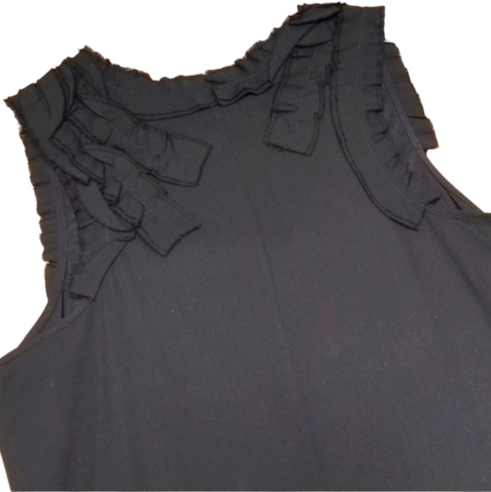 BR | LITTLE BLACK DRESS, STRETCH SILK, SIZE 4